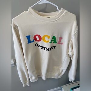 Madhappy Local Optimist Rainbow Pullover Sweatshirt Shirt Sweater Small s